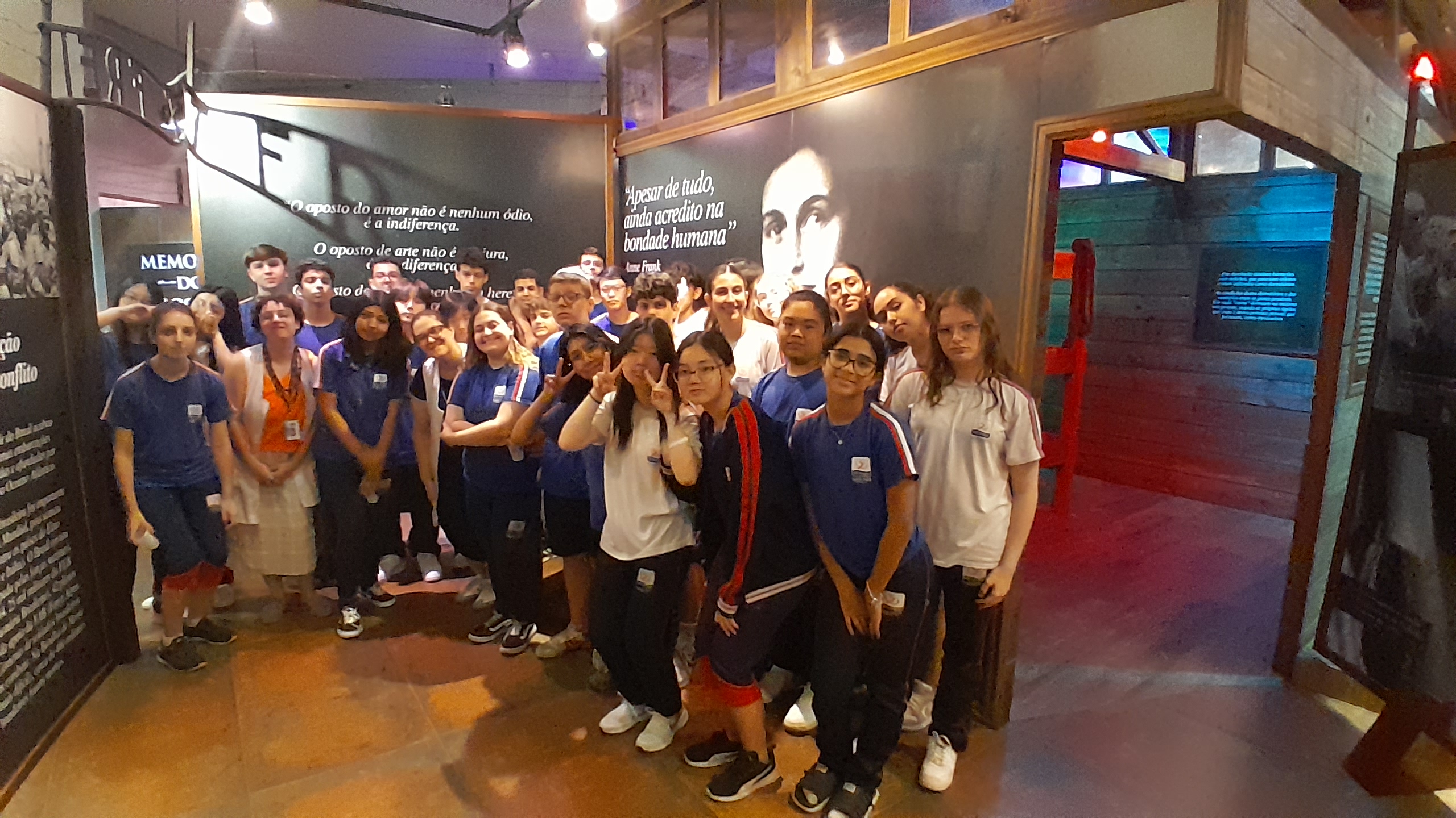 Turma do 9º Ano visita Memorial do Holocausto